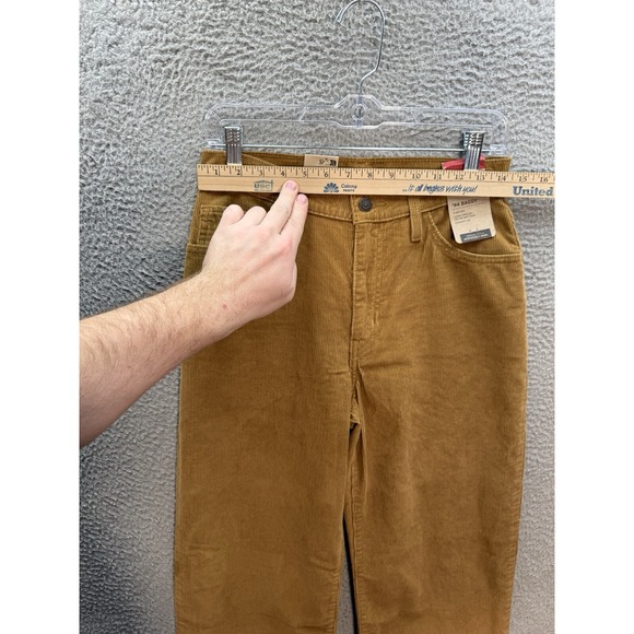 Levis Pants Womens 26x31 Brown Corduroy 94 Baggy Skater Grunge Preppy Y2K New - Picture 3 of 13